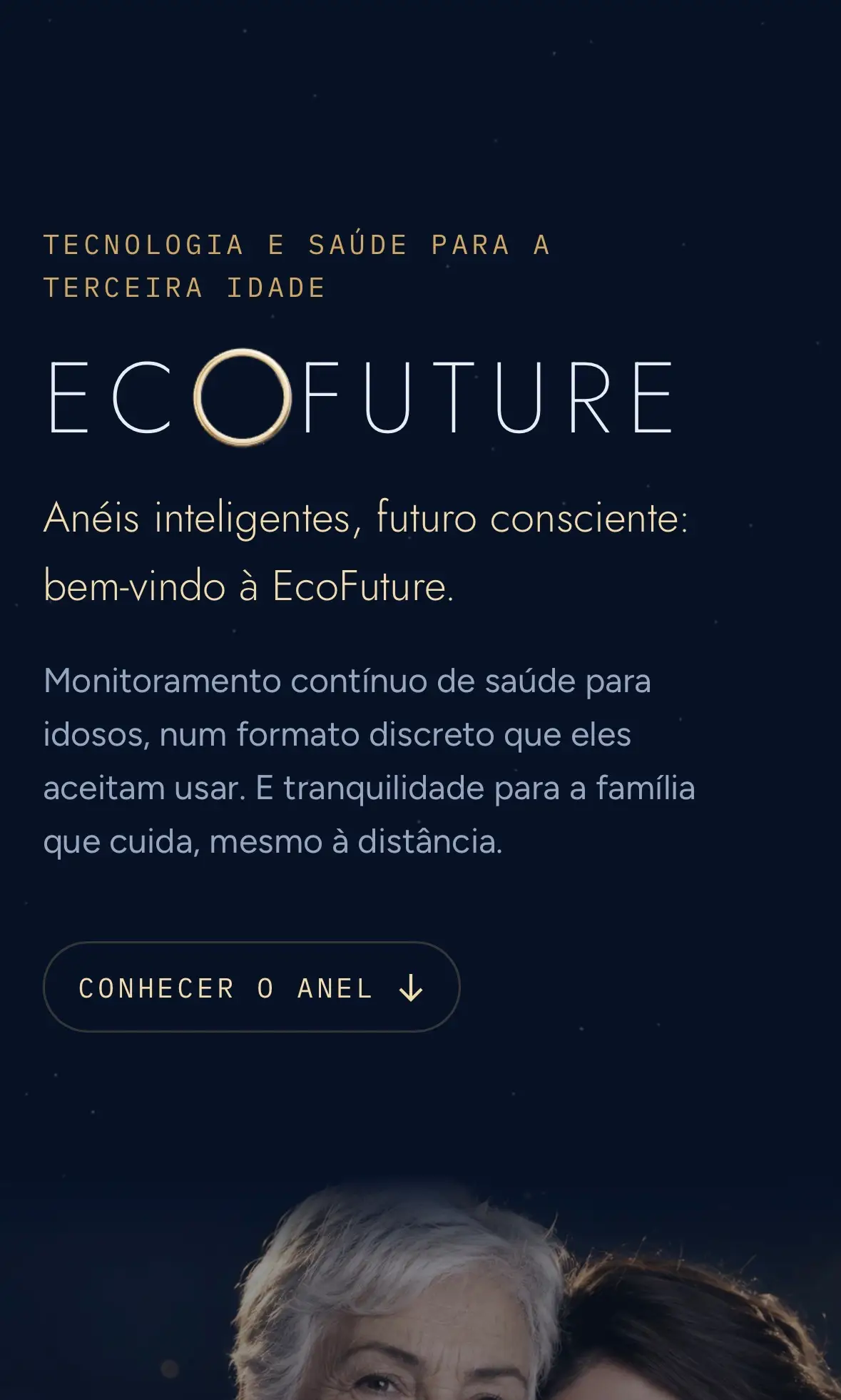 Site EcoFuture no celular